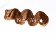 Brown nenhum cabelo químico do Virgin do brasileiro de 100%/cabelo humano molhado e ondulado