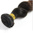 Extensões macias e de seda de Ombre do cabelo humano da onda do corpo, cor brilhante de Brown