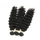 O Weave peruano do cabelo humano do cabelo encaracolado do Virgin do Weave empacota molhado e ondulado
