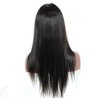 360 cor natural do laço do cabelo das perucas da densidade peruana completa em linha reta 130