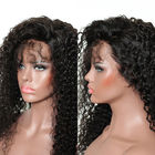 Encanto 180 perucas completas do cabelo humano do laço do Virgin brasileiro da densidade com cabelo do bebê