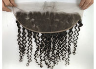 Extensões não processadas cruas peruanas do cabelo encaracolado do Weave/Jerry do cabelo humano do Virgin