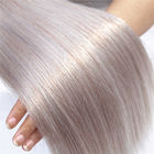 1B / Extensões malaias retas do cabelo de Ombre do cinza de prata nenhum derramamento