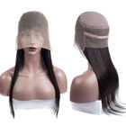 360 extensões reais frontais do cabelo humano do fechamento 100% do laço em linha reta para Ladys