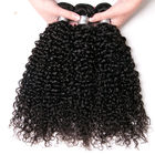 O cabelo encaracolado malaio da cor preta empacota com gramas do fechamento 100/parte