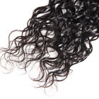 Extensões de trama indianas do cabelo da onda de água/Weave cabelo humano para mulheres negras