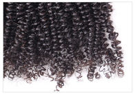 Extensões perversos do cabelo encaracolado do Afro de trama para o cabelo humano indiano nenhum emaranhado