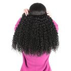 100% extensões peruanas encaracolados do cabelo do Virgin/pacotes encaracolados perversos das mulheres negras