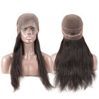 360 da densidade dianteira das perucas do cabelo humano do laço extensões brasileiras do cabelo reto/150%