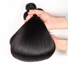 O cabelo reto malaio de 100% empacota para mulheres negras/extensões de trama cabelo do dobro