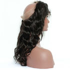 Categoria 9A/10A brasileira do cabelo do Virgin do Frontal 100% do laço da onda 360 do corpo