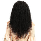 Cabelo humano das extensões perversos naturais do cabelo encaracolado da cor para mulheres negras