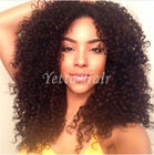 Weave encaracolado perverso macio do cabelo do Virgin do brasileiro de 100% para a menina ideal