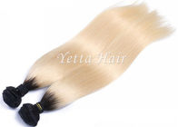 Extensões coloridas brandamente lisas do cabelo de Ombre, Weave reto do cabelo de um Remy de 12 - 30 polegadas