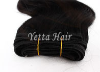 Extensões completas saudáveis do cabelo do Virgin de Remy do brasileiro das cutículas nenhuma fibra não sintética