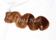 Extensões douradas duradouros do cabelo louro/Weave natural do cabelo humano com Bouncy
