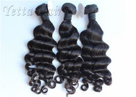 12' “- 30&quot; 'Weave malaio não processado cru do cabelo encaracolado para mulheres terminam densamente