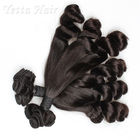 Cabelo real do Virgin de Funmi do indiano, Weave do cabelo humano de Remy para mulheres negras