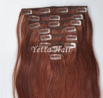 Extensões pre ligadas do cabelo da queratina da simplicidade/grampo na cor 6# do Weave do cabelo