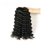 Weave peruano do cabelo humano da onda profunda, cabelo ondulado do Virgin peruano para a menina ideal