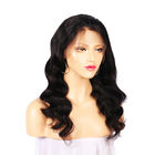 As perucas cambojanas atrativas do cabelo humano da parte dianteira do laço afrouxam a cutícula completa da onda alinhada