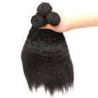 Weave natural reto perverso do cabelo humano de Remy do indiano da cor 100 para a senhora