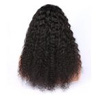perucas da parte dianteira do laço do cabelo 120g-300g humano para a cor natural afro-americano