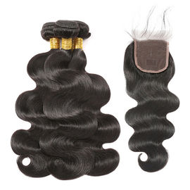 O cabelo brasileiro natural do Virgin do preto 100%/cabelo humano brasileiro empacota