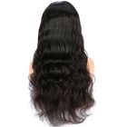 Perucas naturais da parte dianteira do laço do cabelo humano de 100%/por muito tempo perucas do cabelo para mulheres negras