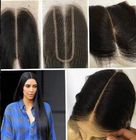 Weave indiano real do cabelo humano de 8 polegadas para a beleza/as extensões do cabelo fechamento de Kim K