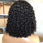 10A da linha fina natural completa brasileira das perucas do cabelo humano do laço da categoria 100% onda profunda
