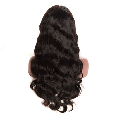 Laço completo Front Wigs Human Hair Lace Front Wigs With Natural Part do cabelo 100 humano
