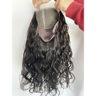 A onda do cabelo humano ata perucas do cabelo humano de Front Wigs Full Lace Front